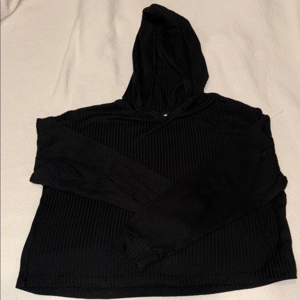 Black Hooded Women’s Sweater